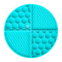 Коврик для слизывания и медленного кормления WAUDOG SILICONE, голубой