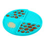 Коврик для слизывания и медленного кормления WAUDOG SILICONE, голубой