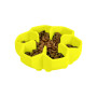 Миска для медленного кормления WAUDOG SILICONE, 450 мл, желтая