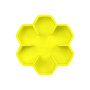 Миска для медленного кормления WAUDOG SILICONE, 450 мл, желтая