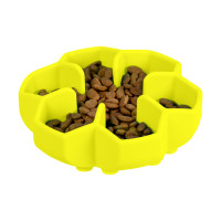 Миска для повільного годування WAUDOG SILICONE, 750 мл, жовта