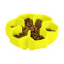 Миска для медленного кормления WAUDOG SILICONE, 750 мл, желтая