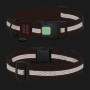Нашийник для собак водостійкий WAUDOG Waterproof з QR-паспортом, світловідбивний, пластикова пряжка-фастекс, помаранчевий