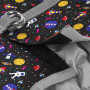 Шлея для собак мягкая WAUDOG Clothes c QR паспортом "NASA"
