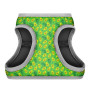 Шлея для собак м'яка WAUDOG Clothes c QR паспортом "Авокадо"