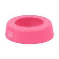 Миска-непроливайка WAUDOG Silicone, 1 л, розовая