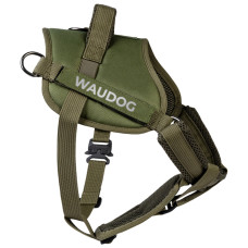 Шлея для служебных собак WAUDOG PRO-2, светоотражающая, хаки