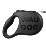 Поводок-рулетка для собак WAUDOG R-leash Monochrome Black, черная