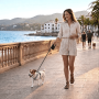 Поводок-рулетка для собак WAUDOG R-leash Monochrome Black, черная