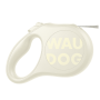 Поводок-рулетка для собак WAUDOG R-leash Monochrome White, белая