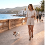 Поводок-рулетка для собак WAUDOG R-leash Monochrome White, белая