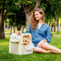 Рюкзак-переноска WAUDOG Relax Eco для котів та собак до 8 кг, 27*34*42