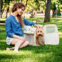 Рюкзак-переноска WAUDOG Relax Eco для котів та собак до 8 кг, 27*34*42
