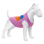 Майка для собак WAUDOG Clothes "Флаг" (сетка), розовый