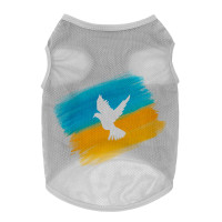 Майка для собак WAUDOG Clothes "Прапор" (сітка), сірий