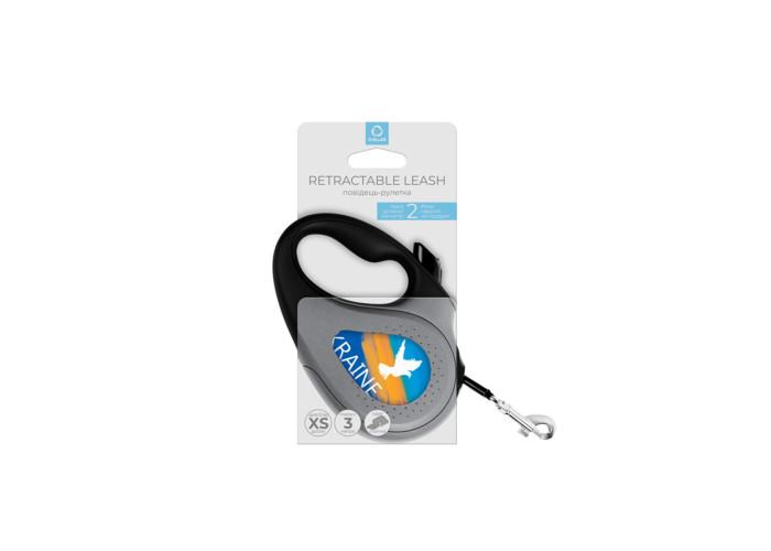 Поводок-рулетка для собак WAUDOG R-leash "Флаг"