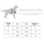 Шлея для собак быстросъемная WAUDOG Nylon c QR паспортом "Этно синий", пластиковый фастекс