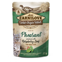 Влажный корм Carnilove cat pouch для кошек – с фазаном и листьями малины, 85 г