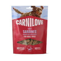 Ласощі м'які для собак Carnilove Soft Snack Sardines with Wild Garlic для уповільнення процесів старіння у собак – з сардинами та диким часником, 200 г