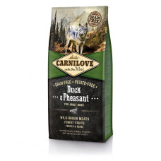 Сухой корм Carnilove Adult Duck & Pheasant для взрослых собак всех пород, утка и фазан, 12 кг