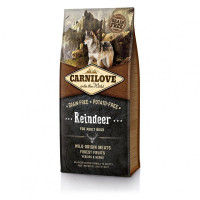 Сухий корм Carnilove Adult Raindeer для дорослих собак всіх порід, оленина та кабан, 12 кг