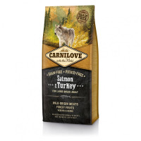 Сухой корм Carnilove Adult Large Breed Salmon & Turkey для взрослых собак крупных пород, лосось и индейка, 12 кг
