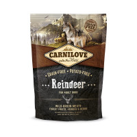 Сухой корм Carnilove Adult Raindeer для взрослых собак всех пород, оленина и кабан, 1,5 кг