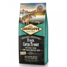 Сухий корм Carnilove Fresh Adult Carp & Trout для дорослих собак всіх порід, риба, 12 кг