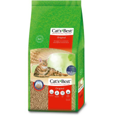 Наполнитель для кошачьего туалета Cat's Best Original 40л/17.2кг - древесный