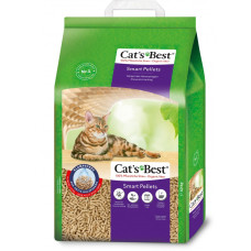 Наполнитель для кошачьего туалета Cat's Best Smart Pellets 20л/10кг - древесный