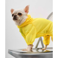Костюм сетчатый для собак DogsBomba, желтый