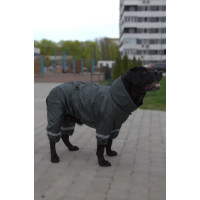 Дощовик для собак великих порід DogsBomba, хакі