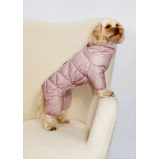 Зимний комбинезон для собак DogsBomba Comfort, пудровый