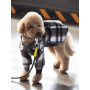 Рубашка клетчатая для собак DogsBomba, мокко