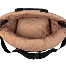Сумка-автогамак DogsBomba для собак весом до 5 кг, 30*25*29, персиковая