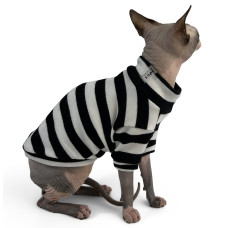 Свитер с рукавами для котов DogsBomba, полосатый