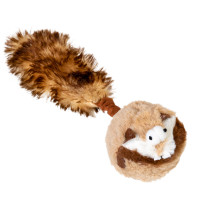 Іграшка для собак Барсук з 2-ма пищалками GIGWI Catch&fetch
