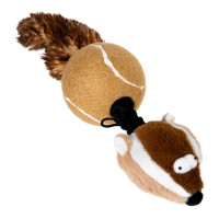 Іграшка для собак Барсук з 2-ма пищалками GIGWI Catch&fetch
