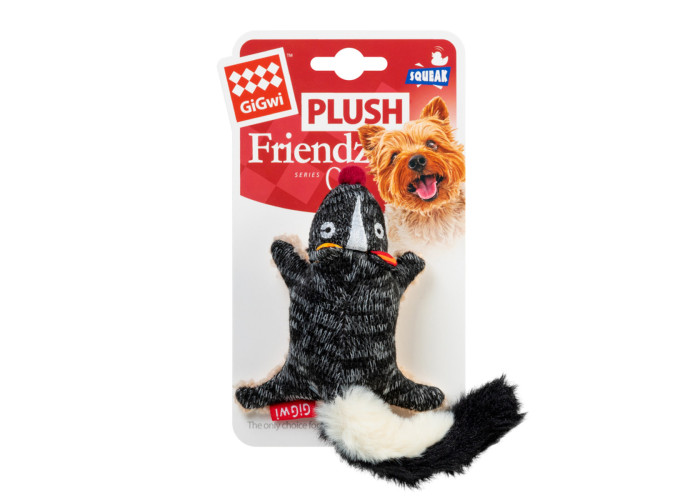 Іграшка для собак Скунс з пищалкою GIGWI Plush