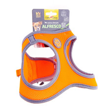 Шлея для собак GimDog Alfresco неопрен, оранжевая
