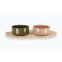 Керамическая миска Harley and Cho Bowl Olive, оливковая