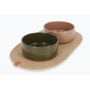 Керамическая миска Harley and Cho Bowl Olive, оливковая