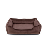 Лежак для собак та котів Harley and Cho Dreamer Velour Chocolate 