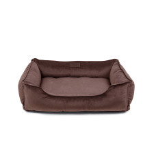 Лежак для собак и котов Harley and Cho Dreamer Velour Chocolate
