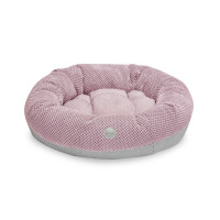 Овальний лежак Bagel Pink