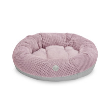 Овальный лежак Bagel Pink