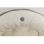 Овальний лежак Bagel Fur Milky