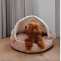 Лежак-нірка Cover Plush Pudra