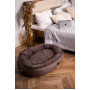 Овальний лежак Donut Soft Touch Brown