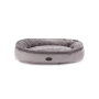 Овальний лежак Donut Soft Touch Gray